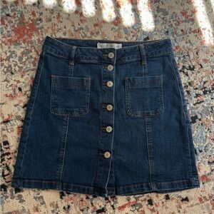 Denim Mini Skirt
